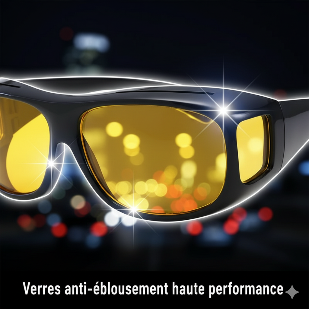 Lunettes de conduite anti-éblouissement UV400